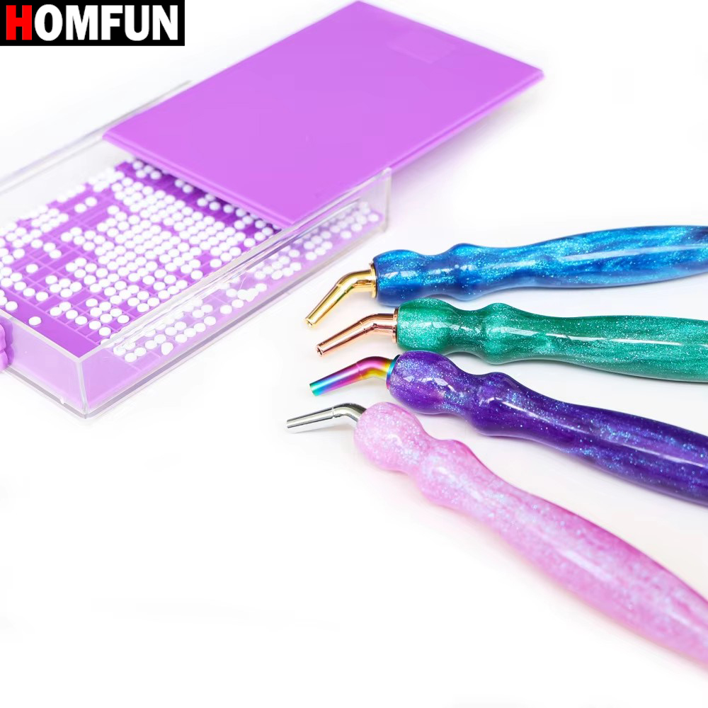 Nail Art Full Color - Homfun 5d Diamond Painting Penset Met