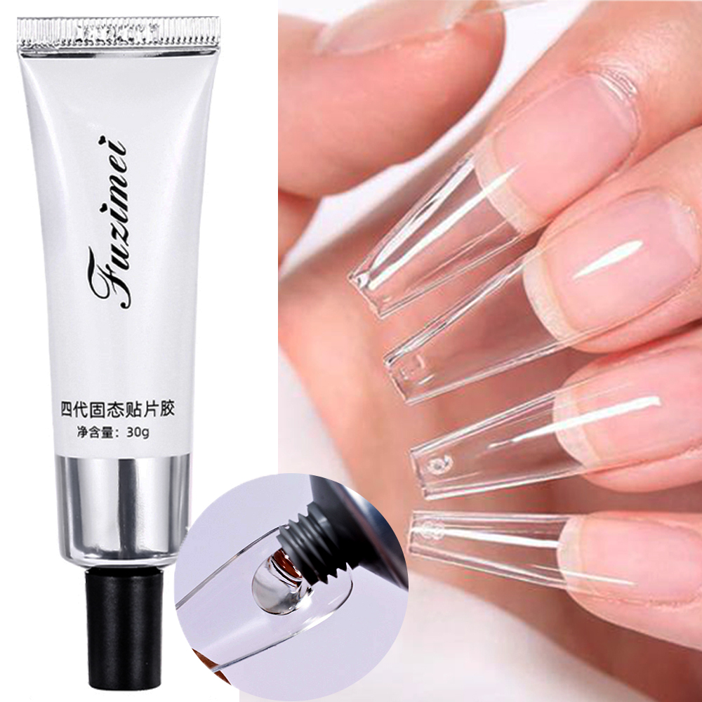 Nail Art Ombre - 30/20/10g Effen Zachte Nep Nagel Tips