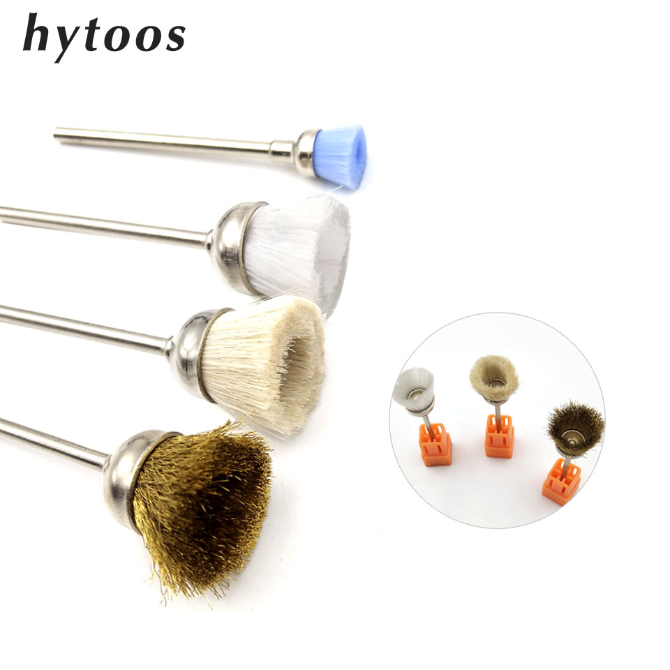 Nail Art Sch - HYTOOS 1PCS Nail Boren Koperdraad Reinigingsborstel