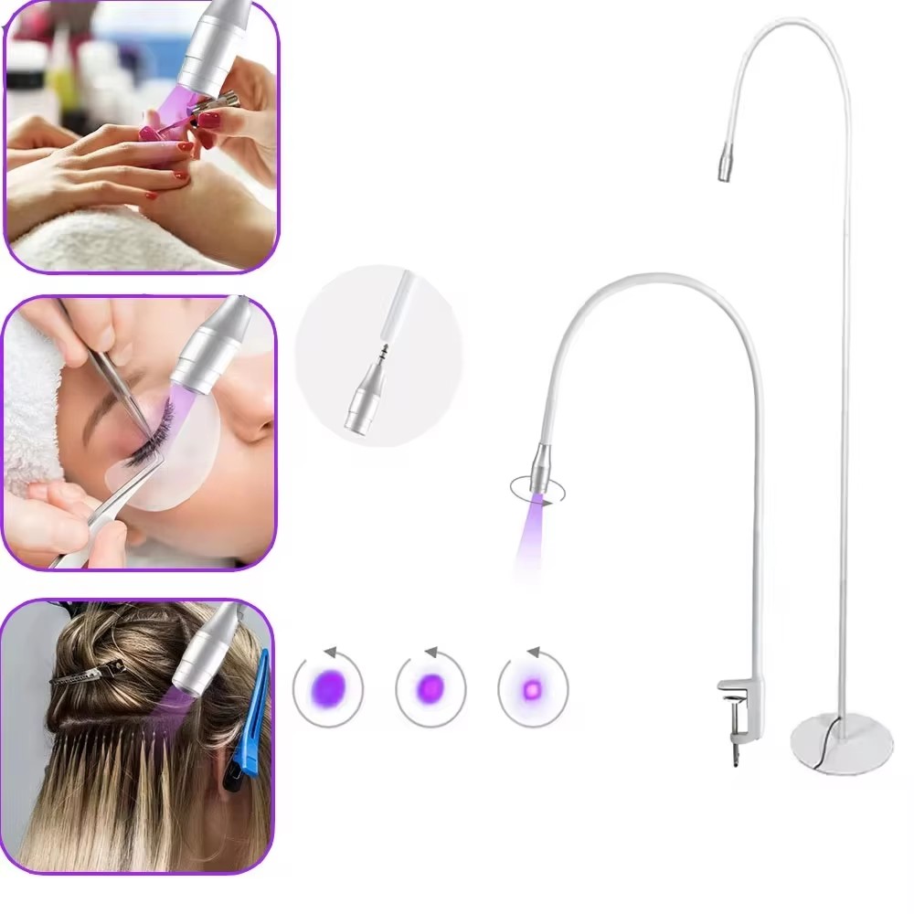 Nail Art Ombre - UV-wimperlicht UV-wimperlijm 5W LED-wimperextensions Nail Tech-lijmlamp