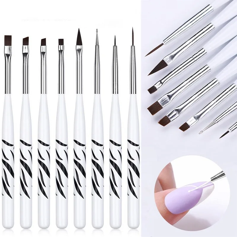 Nail Art Ombre - Nail Art Brush Ombre-borstels UV Gel