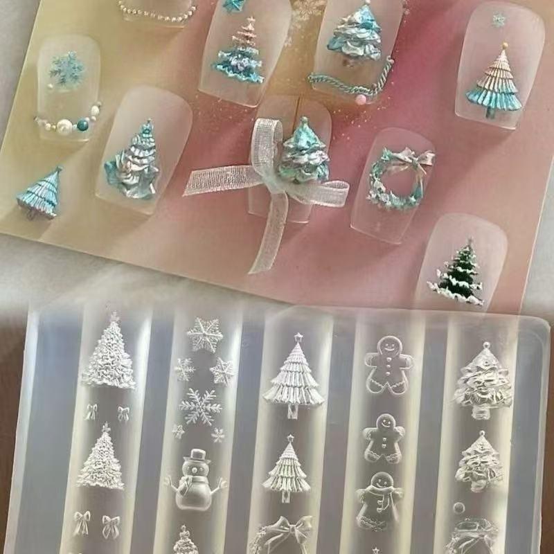 Kerstsneeuwman Kerstboom 3d Na - Nail Art For Men recensie en prijs