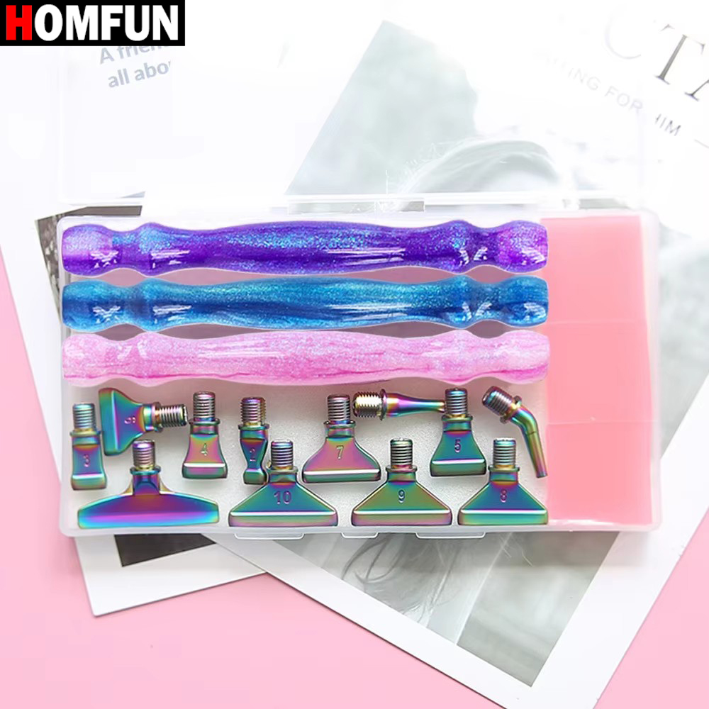 Homfun 5d Diamond Painting Pen - Nail Art Full Color recensie en prijs