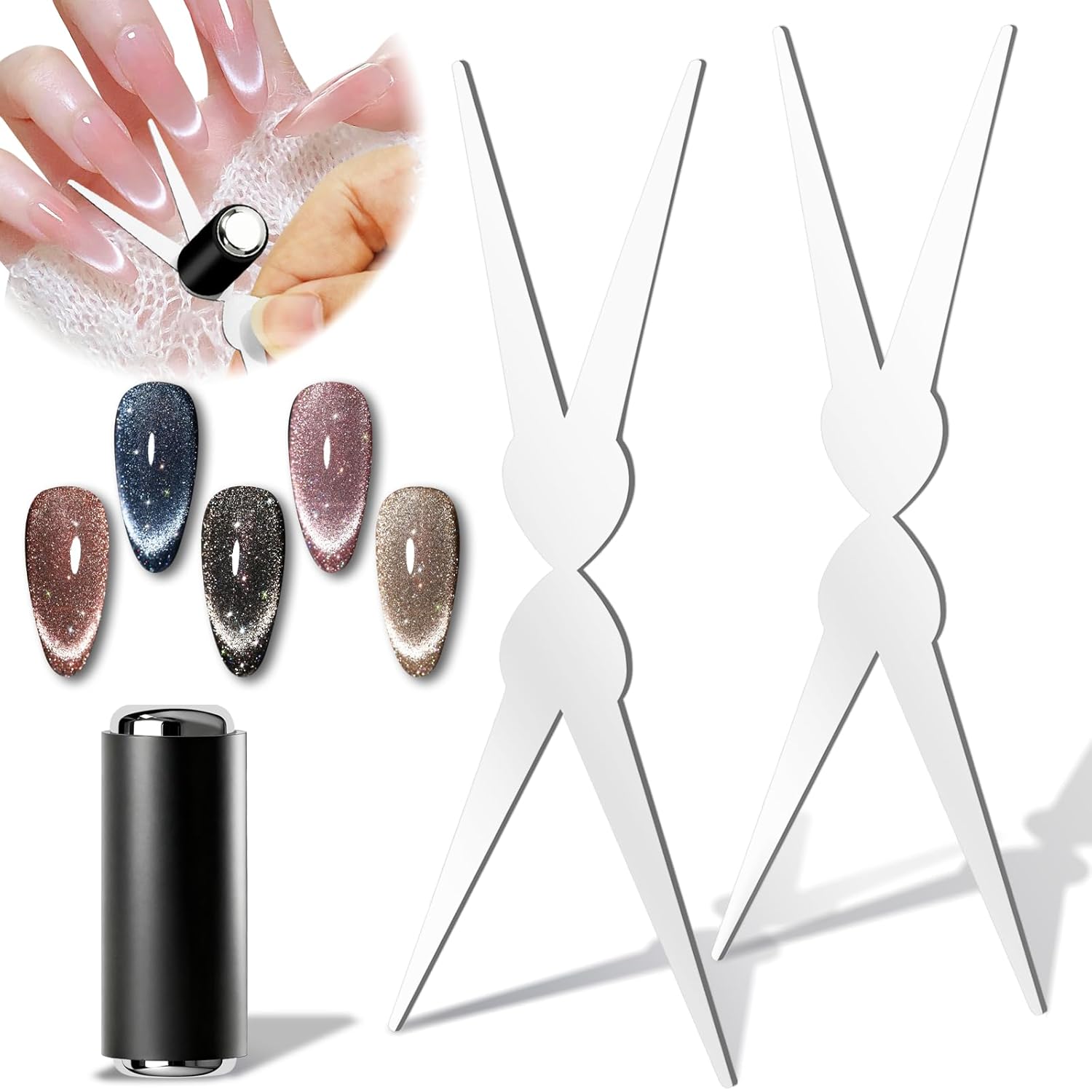 3D Dubbelkopige Nagels Franse  - Nail Art Full Color recensie en prijs