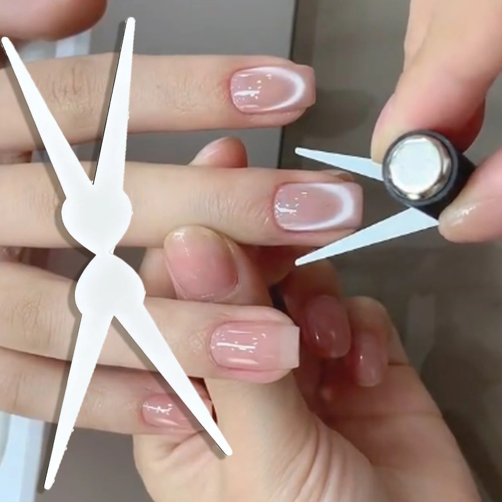 3D tweekoppige nagels Franse v - Nail Art Full Color recensie en prijs