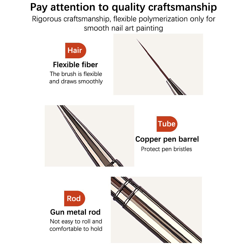 1 Stuks Nail Art Penselen Fran - Nail Art Sch recensie en prijs