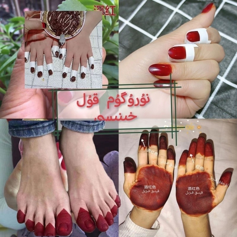 40g Henna Nail Dye Poeder Voor - Nail Art For Men recensie en prijs