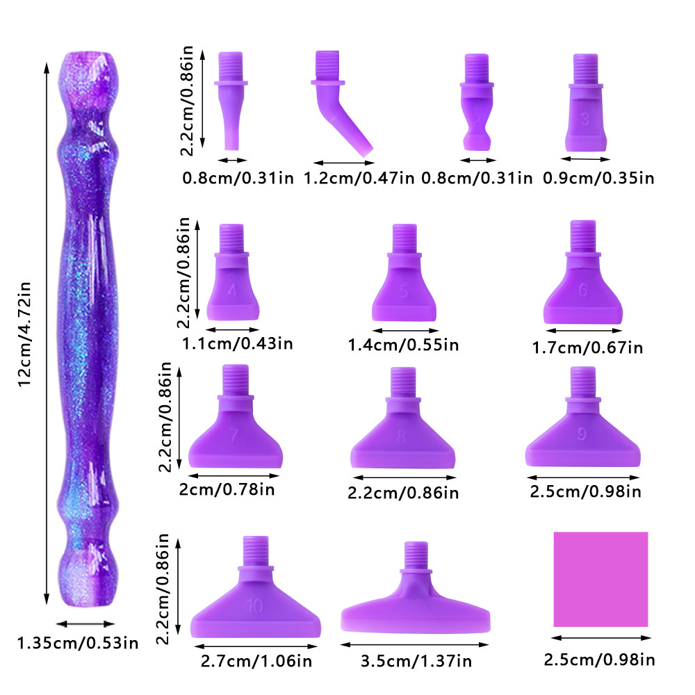 Homfun 5d Diamond Painting Pen - Nail Art Full Color recensie en prijs