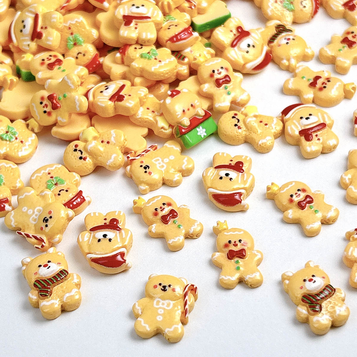 20PCS Kawaii Kerst Gingerbread - Nail Art For Men recensie en prijs
