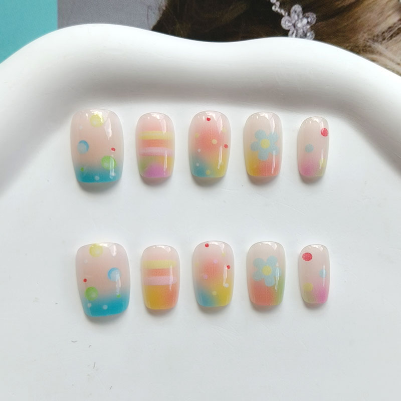 10 stuks regenboog bubblegum z - Nail Art Ombre recensie en prijs